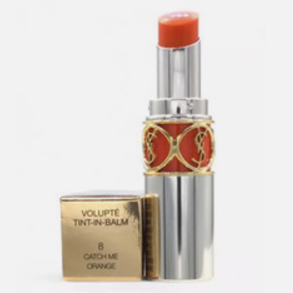 Yves Saint Laurent Volupte Tint-In-Balm Nourishing Glow 8 Catch Me Orange BNWOB